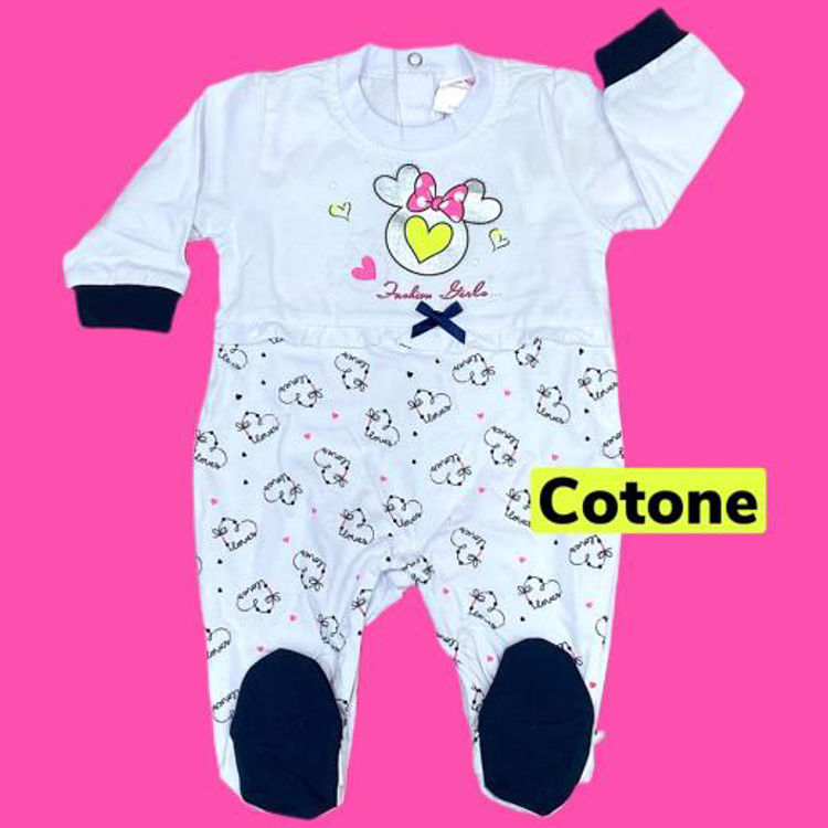 Picture of XW99189- COTTON GIRLS GROWS / SLEEPSUIT/ONESIE